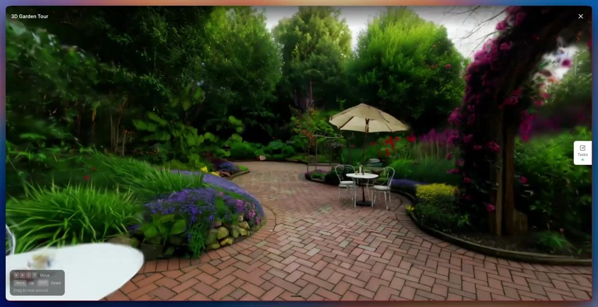 3D Garden Tour Demo