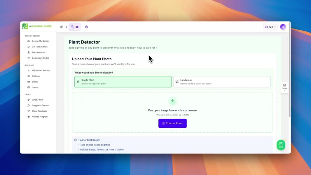 Plant Detector Demo - How to Identify Plants